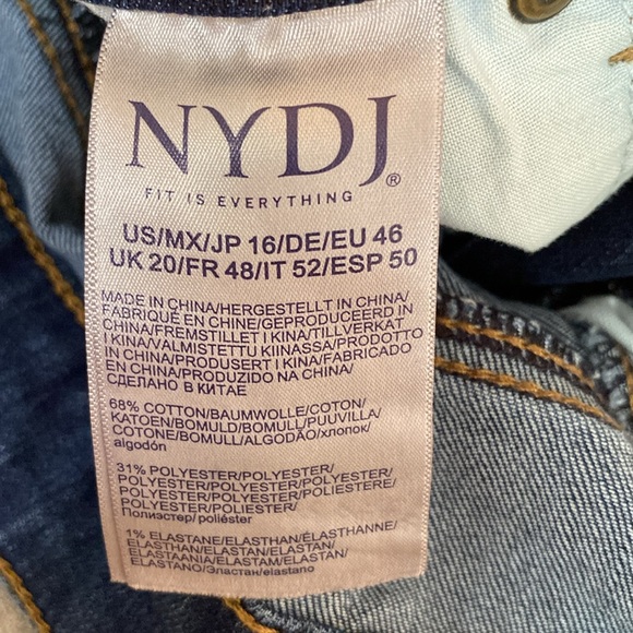NYDJ - high rise skinny jeans. Size 16 - Picture 7 of 14